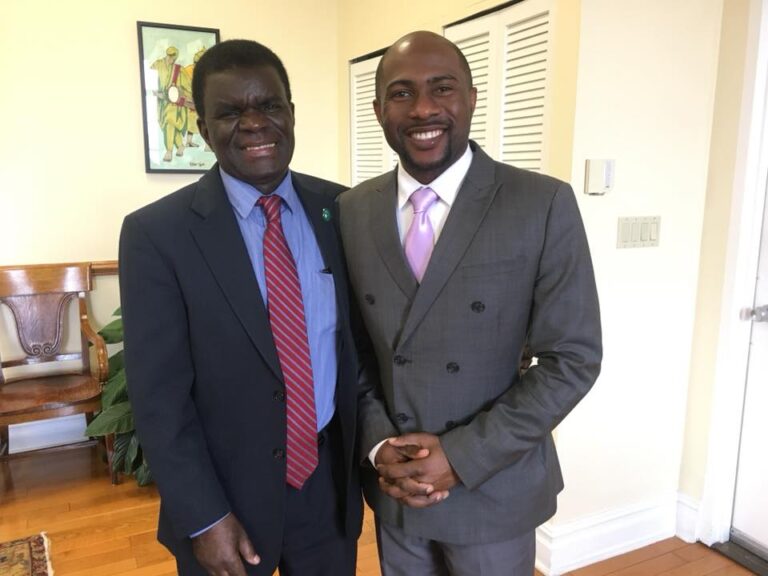 Henry Ukazu with Thomas Isekenegbe BCC President