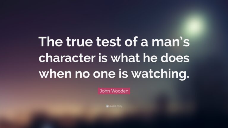 Read more about the article The Test of Character
